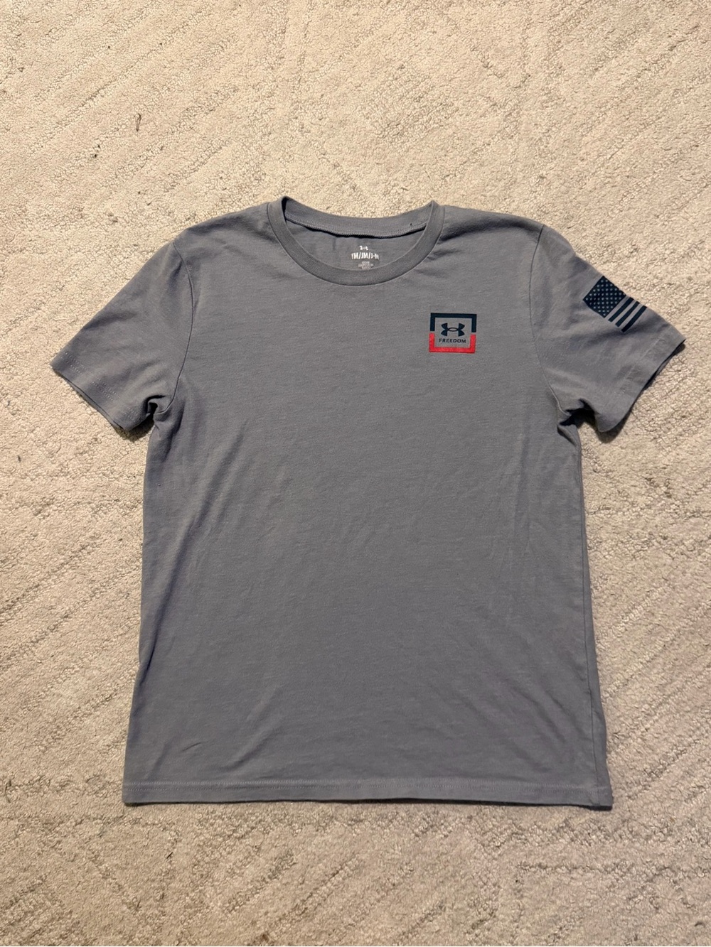 Under Armour Youth Gray Graphic Logo T-Shirt